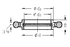 过滤网中心环带O形圈